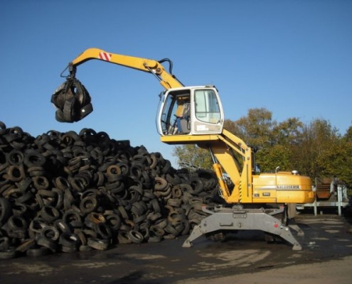 tyre recycling plant