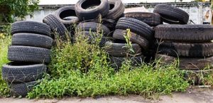 waste tyres image